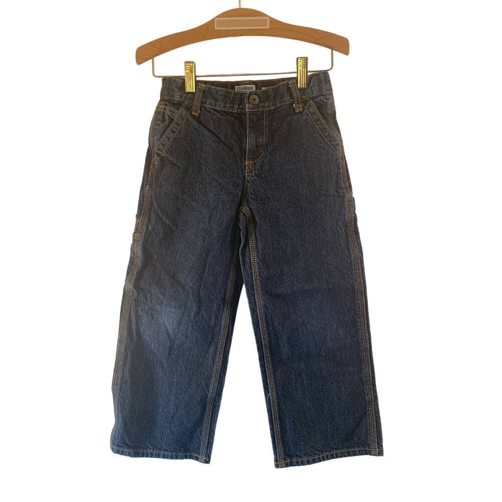 OSHKOSH B’GOSH Boy’s Adjustable Waist Carpenter Jeans / Size: 6 Husky